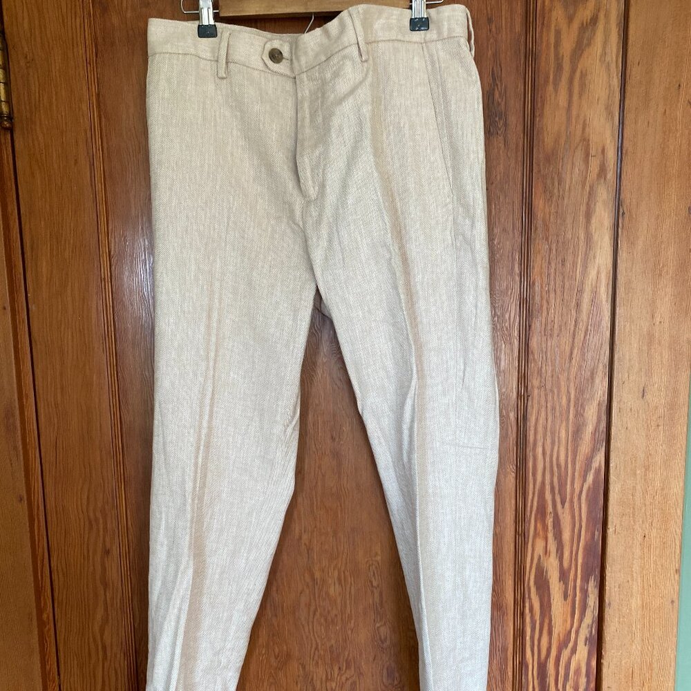 NEW Banana Republic Linen-Blend Men's Trouser. Tailored Fit 32x30